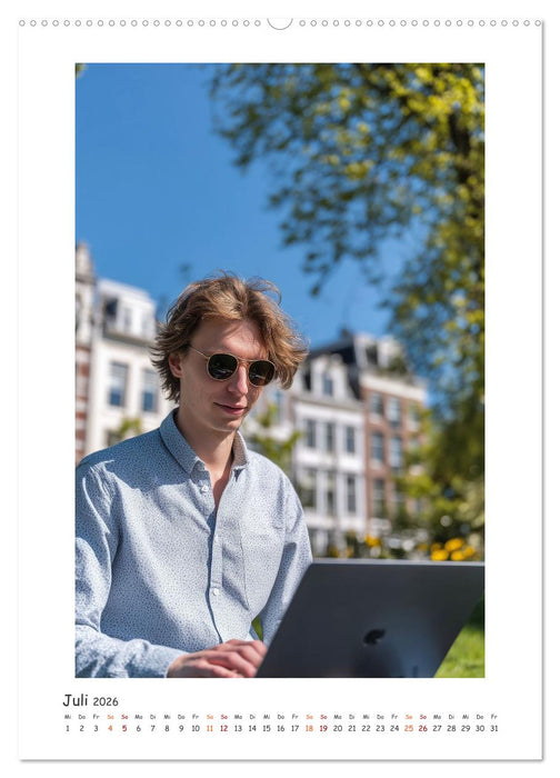 Bürohelden am Werk (CALVENDO Premium Wandkalender 2026)