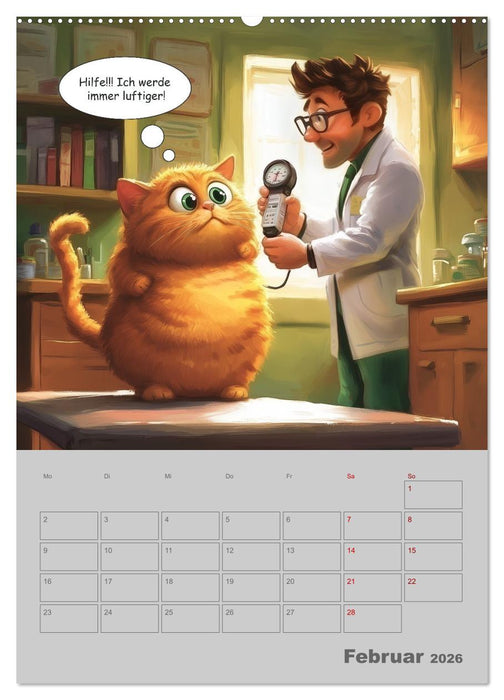 Ein Arzt für alle Felle (CALVENDO Premium Wandkalender 2026)