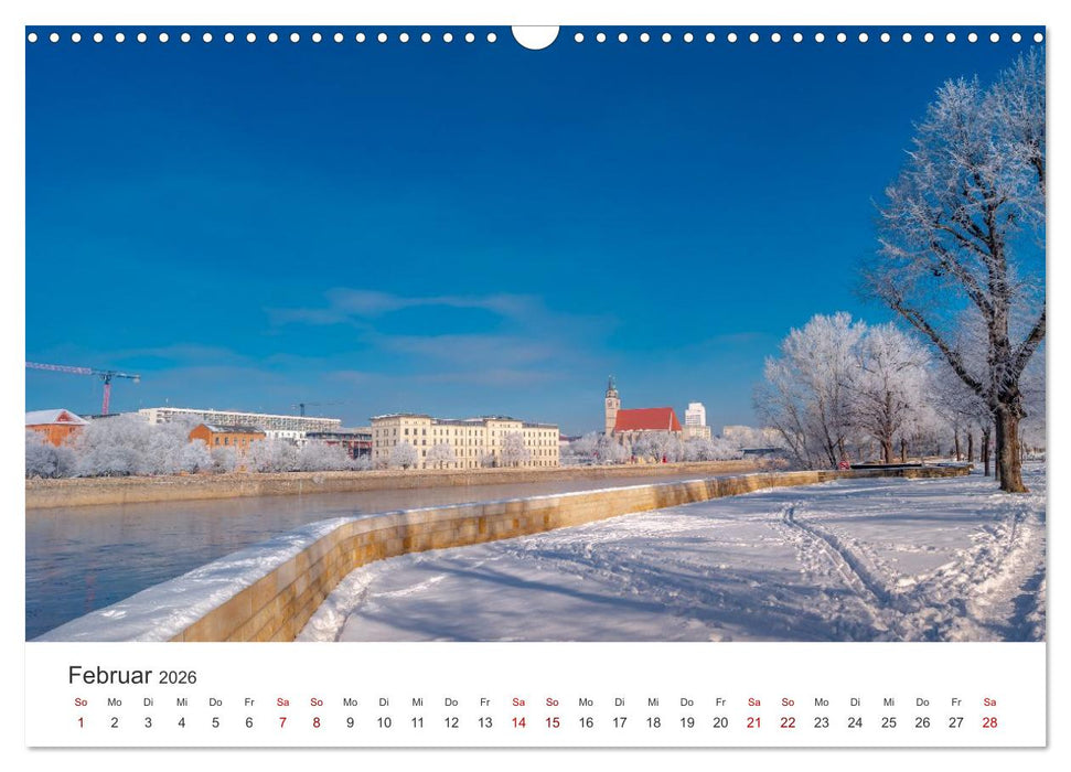 Deutschland: Magdeburg, Stadtansichten und Umgebung (CALVENDO Wandkalender 2026)
