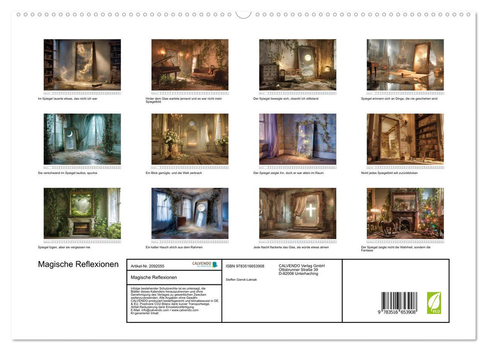 Magische Reflexionen (CALVENDO Premium Wandkalender 2026)