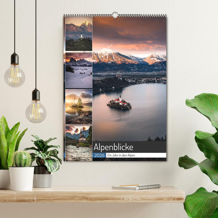 Alpenblicke - Ein Jahr in den Alpen (CALVENDO Wandkalender 2026)