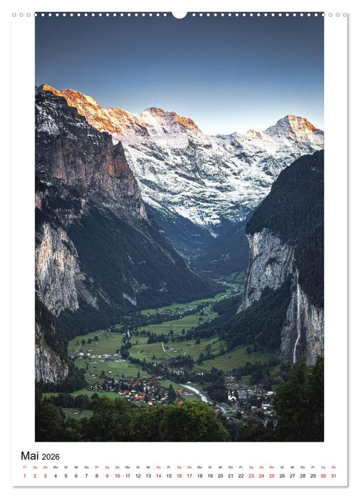 Alpenblicke - Ein Jahr in den Alpen (CALVENDO Wandkalender 2026)