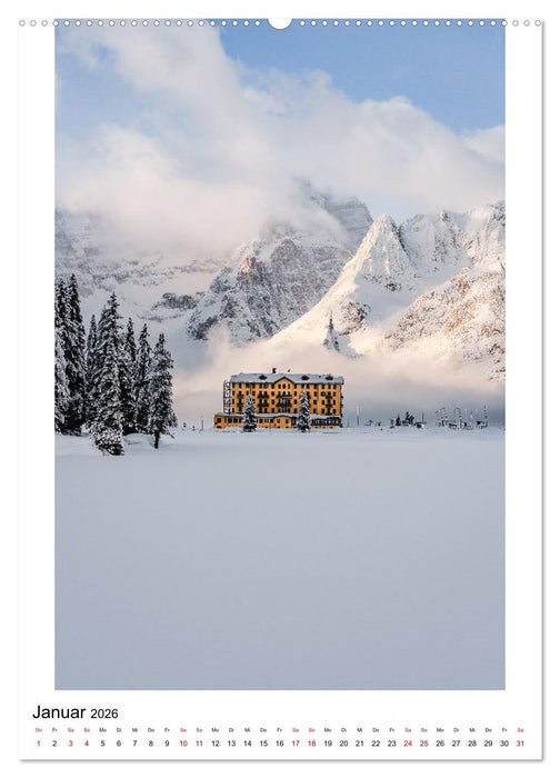 Alpenblicke - Ein Jahr in den Alpen (CALVENDO Premium Wandkalender 2026)