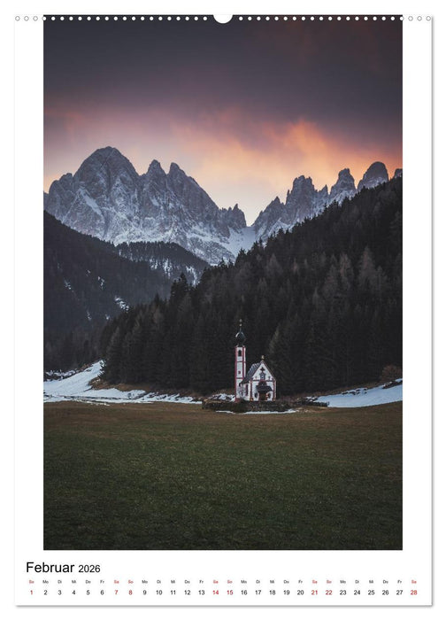 Alpenblicke - Ein Jahr in den Alpen (CALVENDO Premium Wandkalender 2026)