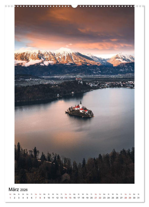 Alpenblicke - Ein Jahr in den Alpen (CALVENDO Premium Wandkalender 2026)