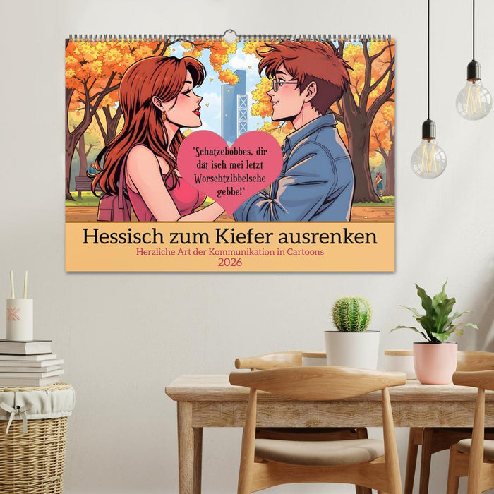 Hessisch zum Kiefer ausrenken (CALVENDO Wandkalender 2026)