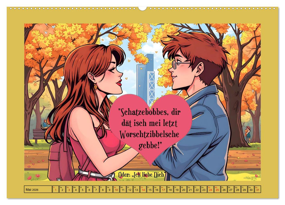 Hessisch zum Kiefer ausrenken (CALVENDO Wandkalender 2026)