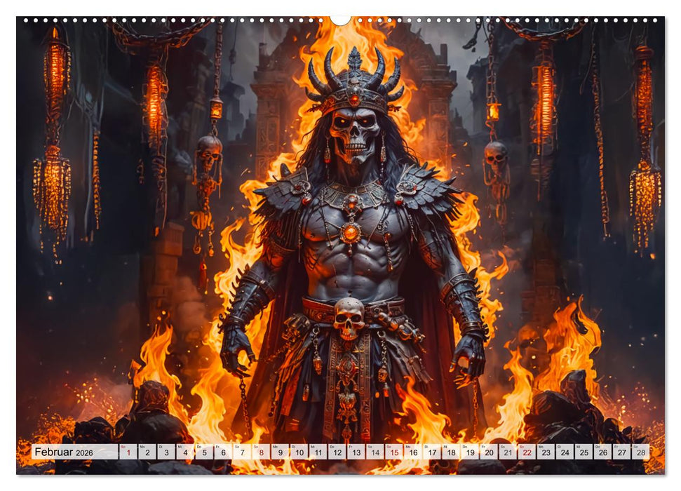 Inka-Mythologie - Götter, Helden und Monster (CALVENDO Wandkalender 2026)