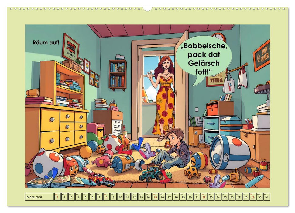 Hessisch zum Kiefer ausrenken (CALVENDO Premium Wandkalender 2026)