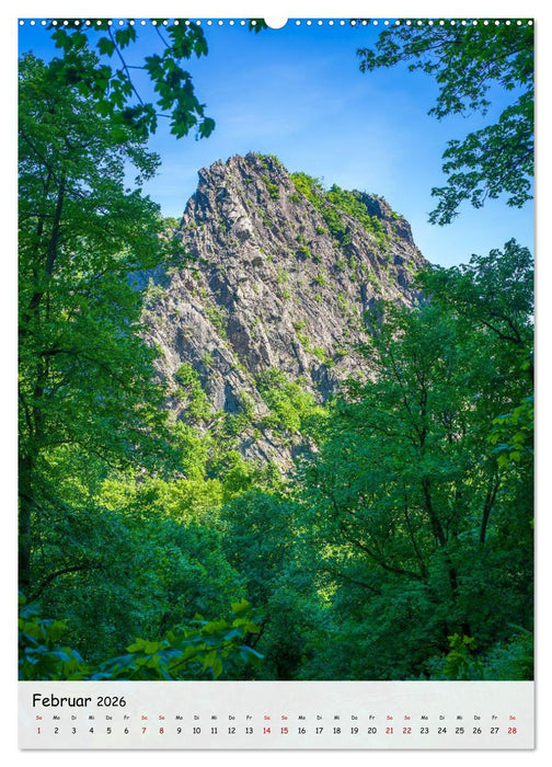 Das Bodetal - Der Grand Canyon des Ostens (CALVENDO Wandkalender 2026)