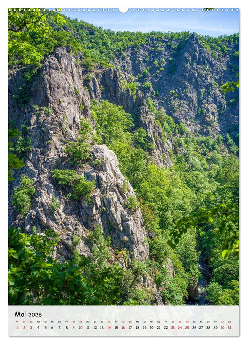Das Bodetal - Der Grand Canyon des Ostens (CALVENDO Wandkalender 2026)