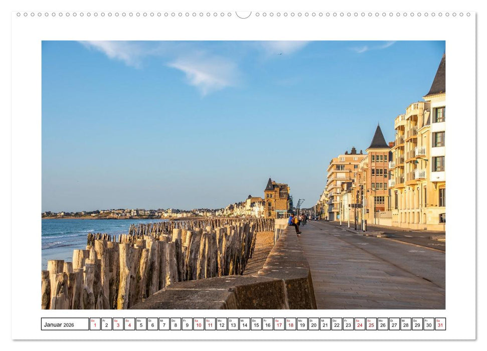 Saint Malo - charmante Hafenstadt (CALVENDO Wandkalender 2026)