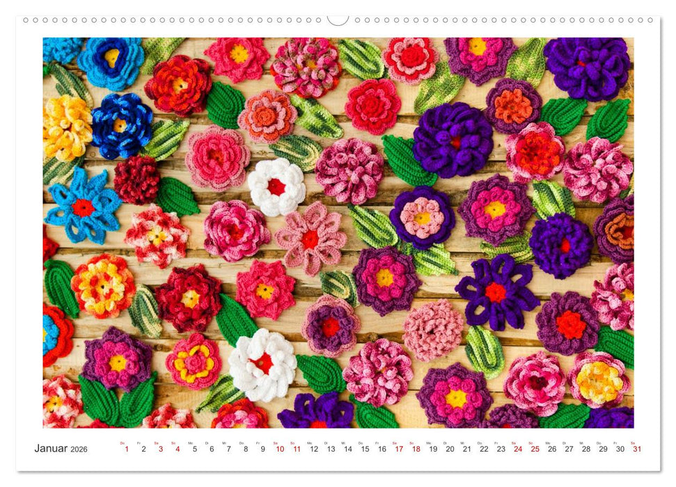 Handarbeit macht glücklich (CALVENDO Wandkalender 2026)