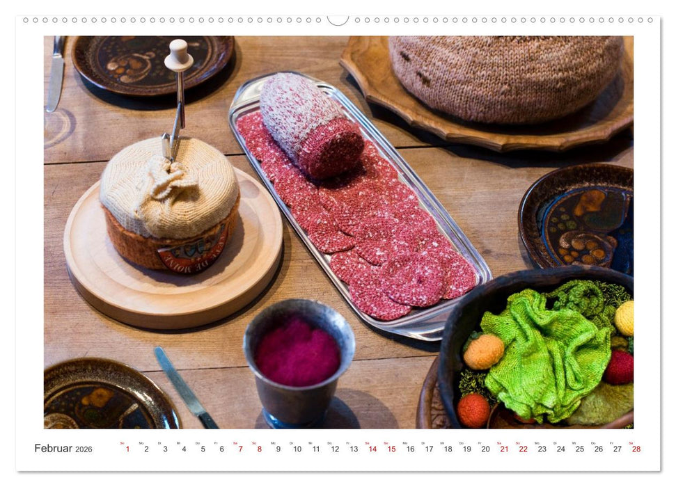 Handarbeit macht glücklich (CALVENDO Wandkalender 2026)