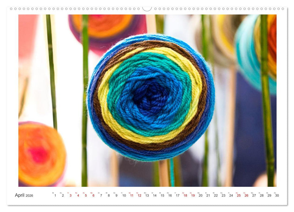 Handarbeit macht glücklich (CALVENDO Premium Wandkalender 2026)