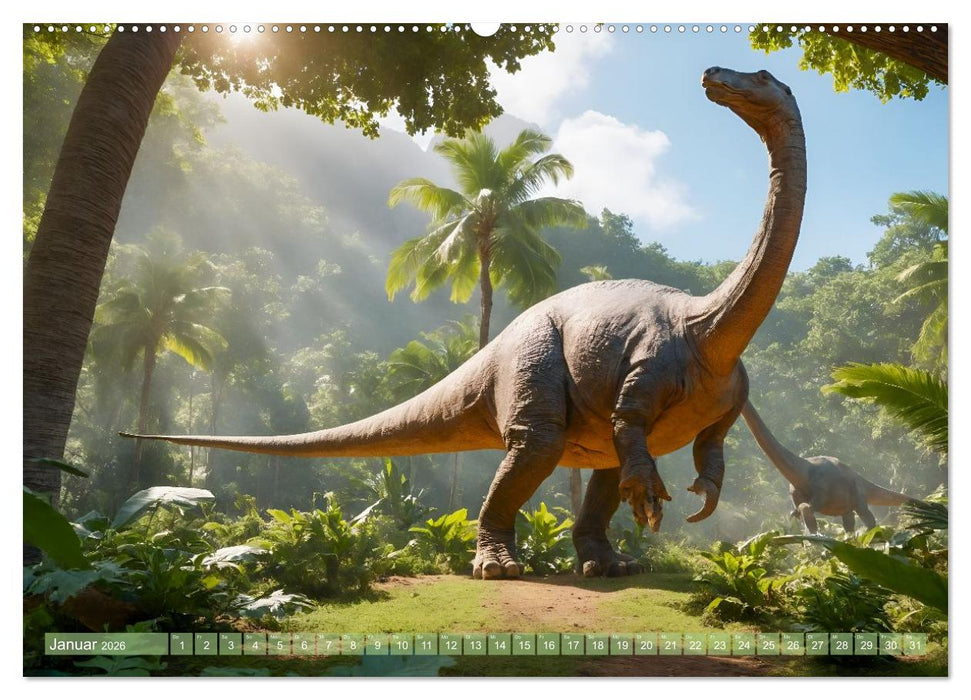 Eine Reise in die Vergangenheit - Entdeckung der Tierwelt (CALVENDO Premium Wandkalender 2026)