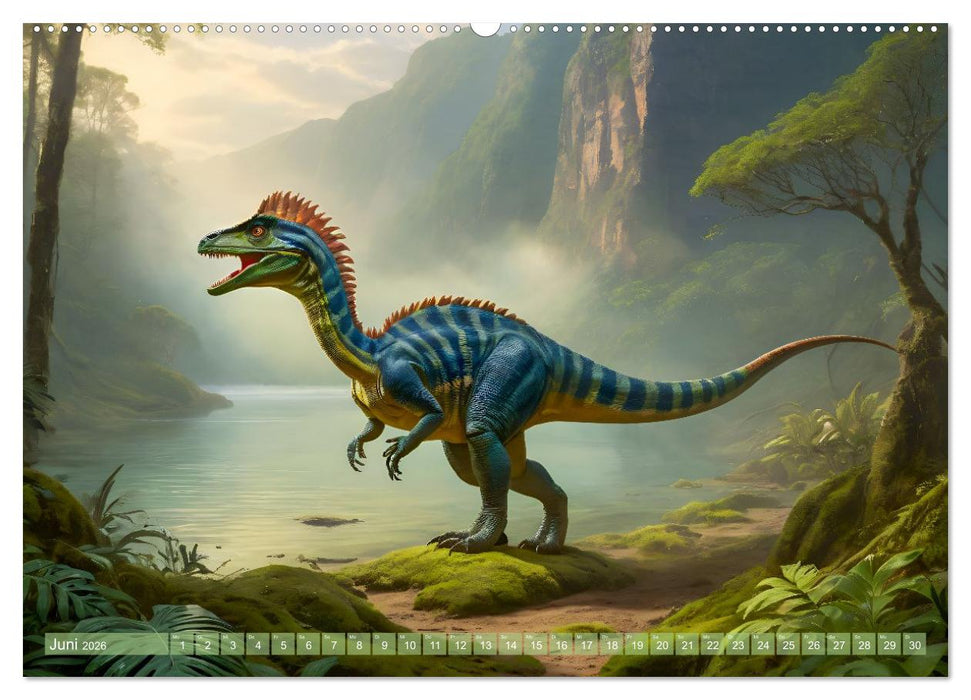 Eine Reise in die Vergangenheit - Entdeckung der Tierwelt (CALVENDO Premium Wandkalender 2026)