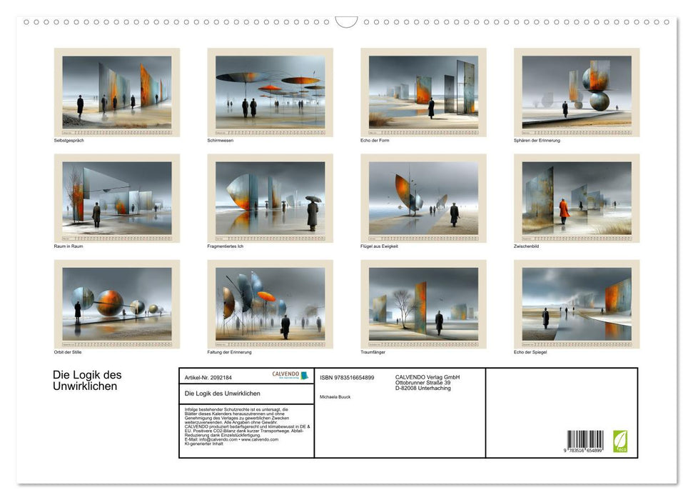 Die Logik des Unwirklichen (CALVENDO Wandkalender 2026)