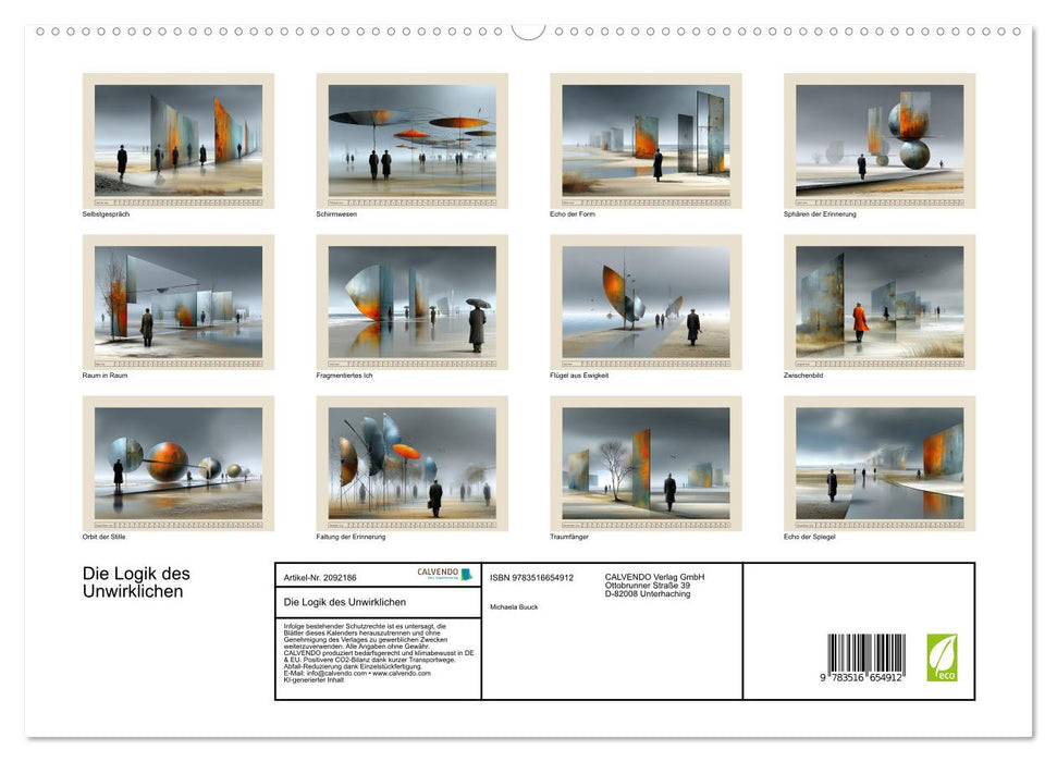 Die Logik des Unwirklichen (CALVENDO Premium Wandkalender 2026)