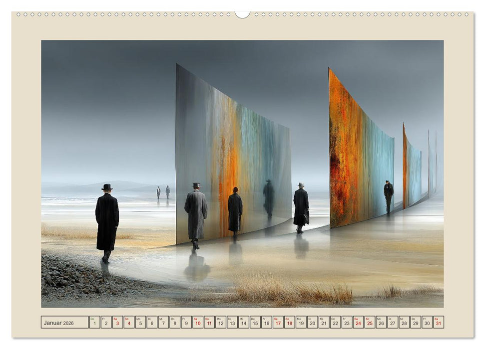 Die Logik des Unwirklichen (CALVENDO Premium Wandkalender 2026)