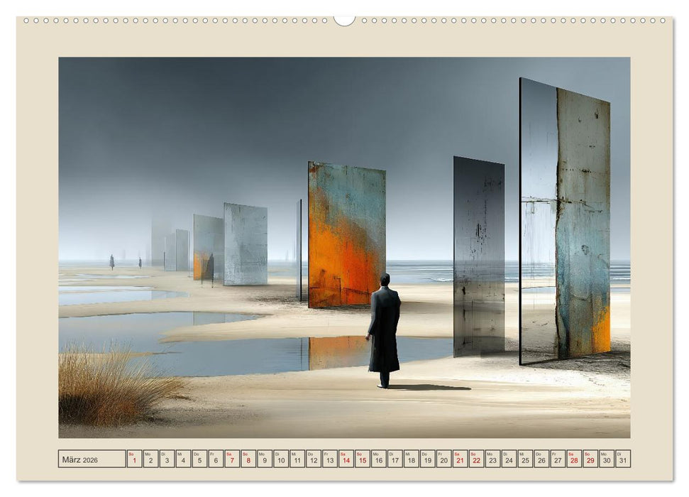 Die Logik des Unwirklichen (CALVENDO Premium Wandkalender 2026)