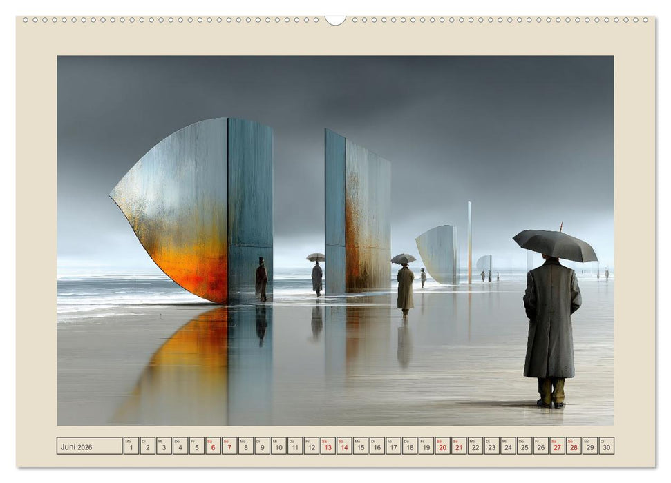 Die Logik des Unwirklichen (CALVENDO Premium Wandkalender 2026)