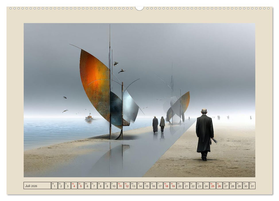 Die Logik des Unwirklichen (CALVENDO Premium Wandkalender 2026)