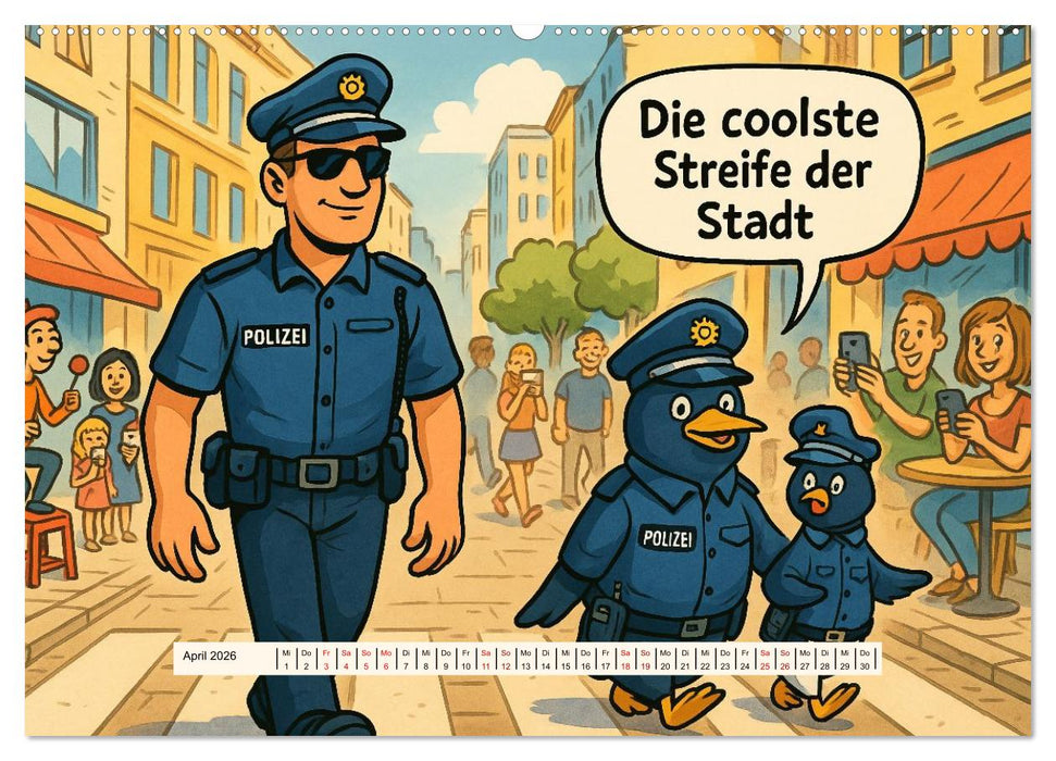 Tierischer Humor im Alltag (CALVENDO Premium Wandkalender 2026)