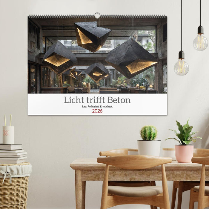 Licht trifft Beton (CALVENDO Wandkalender 2026)