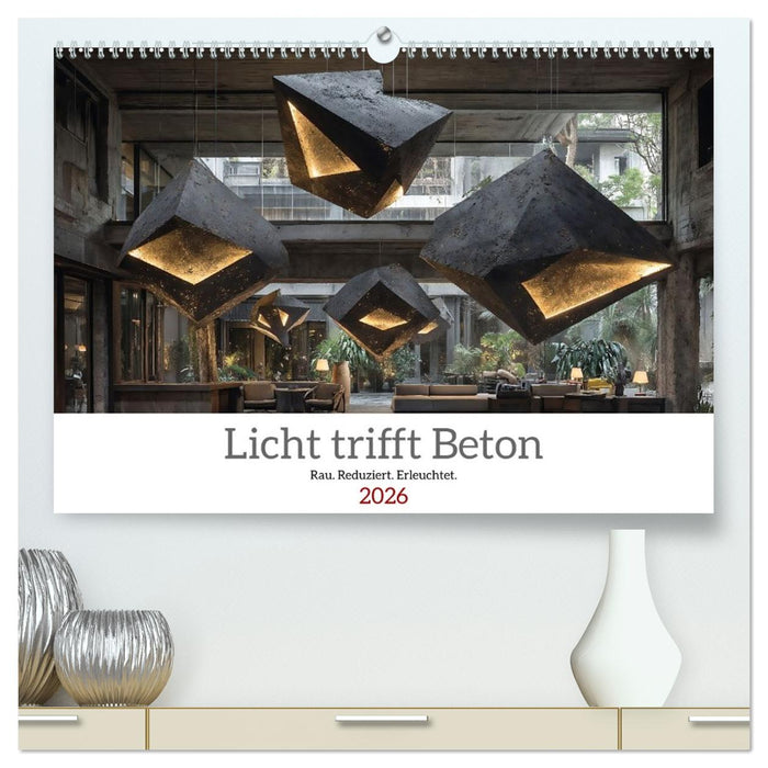 Licht trifft Beton (CALVENDO Premium Wandkalender 2026)