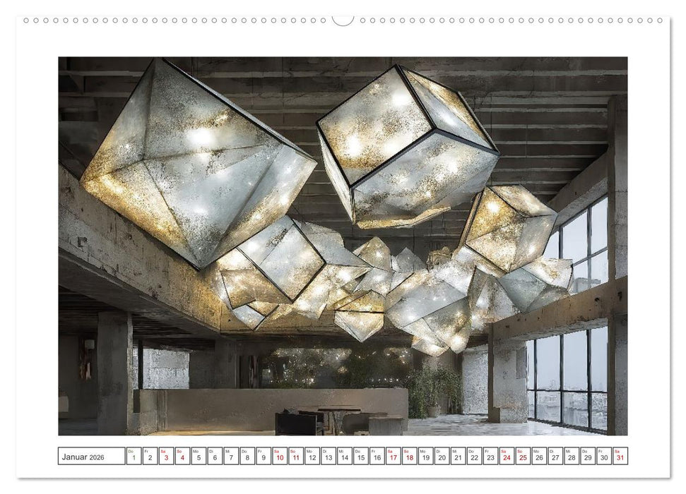 Licht trifft Beton (CALVENDO Premium Wandkalender 2026)