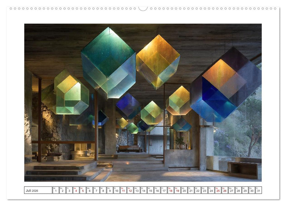 Licht trifft Beton (CALVENDO Premium Wandkalender 2026)