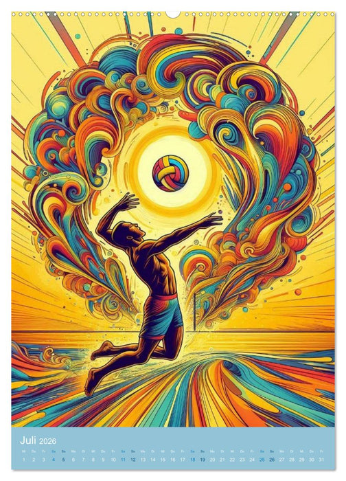 Auf dem Weg zu Gold - Ein Jahr mit Olympischen Sportarten (CALVENDO Premium Wandkalender 2026)