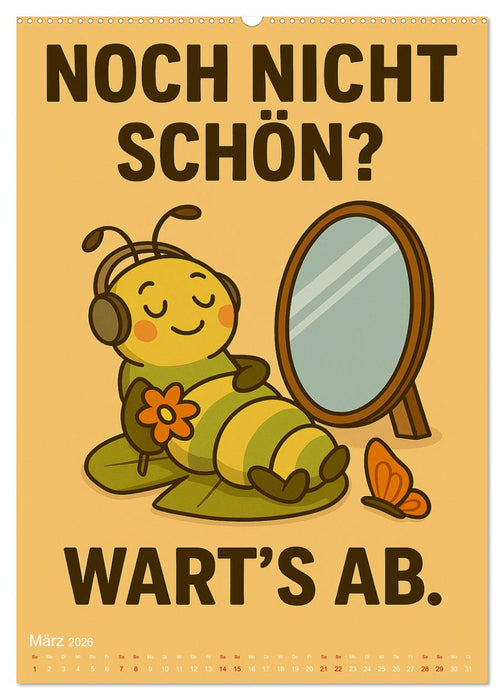 Tierisch eigenwillig - Weil normal langweilig wäre (CALVENDO Premium Wandkalender 2026)