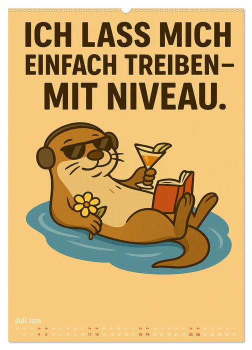 Tierisch eigenwillig - Weil normal langweilig wäre (CALVENDO Premium Wandkalender 2026)