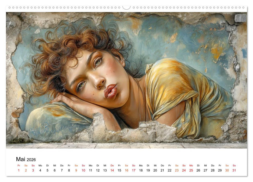 Street Art - Urban Colors (CALVENDO Premium Wandkalender 2026)