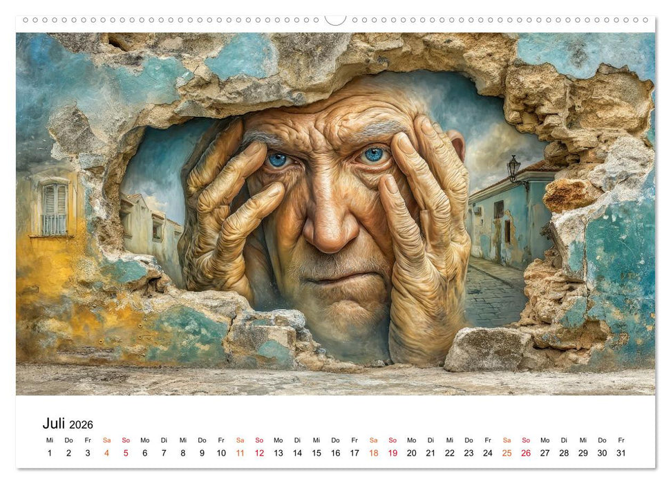 Street Art - Urban Colors (CALVENDO Premium Wandkalender 2026)