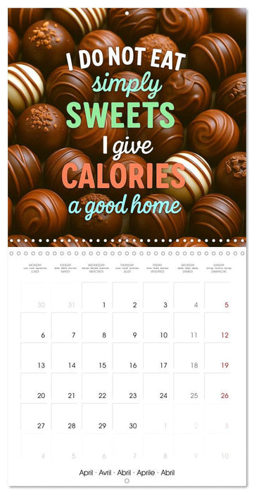Sweets, I love you (CALVENDO Monthly Calendar 2026)