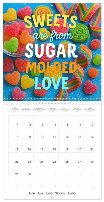 Sweets, I love you (CALVENDO Monthly Calendar 2026)