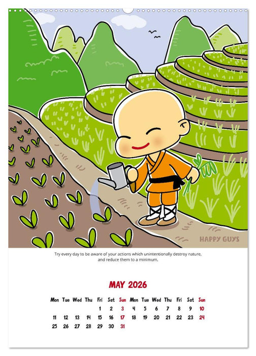 Mindfulness 2026 (CALVENDO Monthly Calendar 2026)