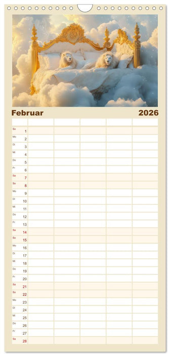 Traumhafte Illusionen - Imaginär und surreal (CALVENDO Familienplaner 2026)