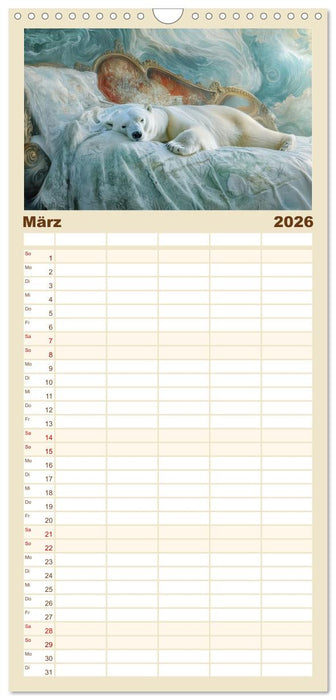 Traumhafte Illusionen - Imaginär und surreal (CALVENDO Familienplaner 2026)