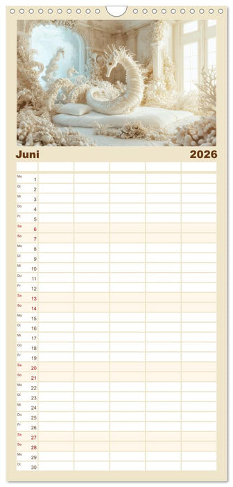 Traumhafte Illusionen - Imaginär und surreal (CALVENDO Familienplaner 2026)