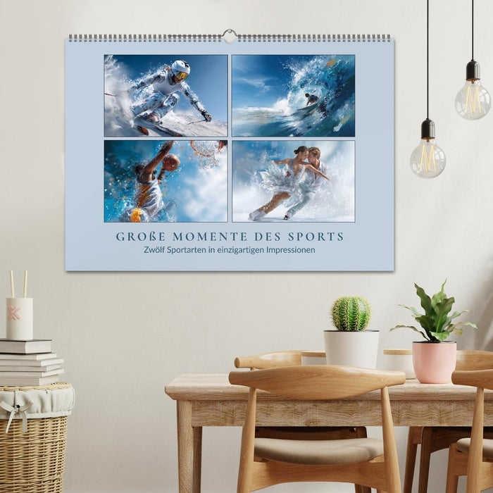 Große Momente des Sports (CALVENDO Wandkalender 2026)