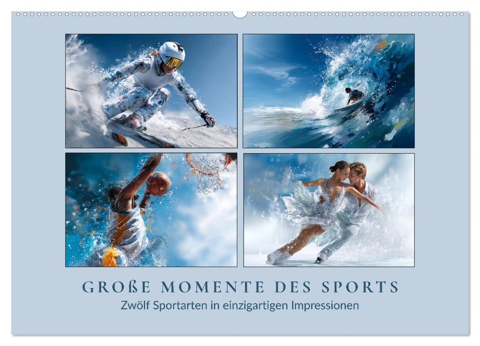 Große Momente des Sports (CALVENDO Wandkalender 2026)