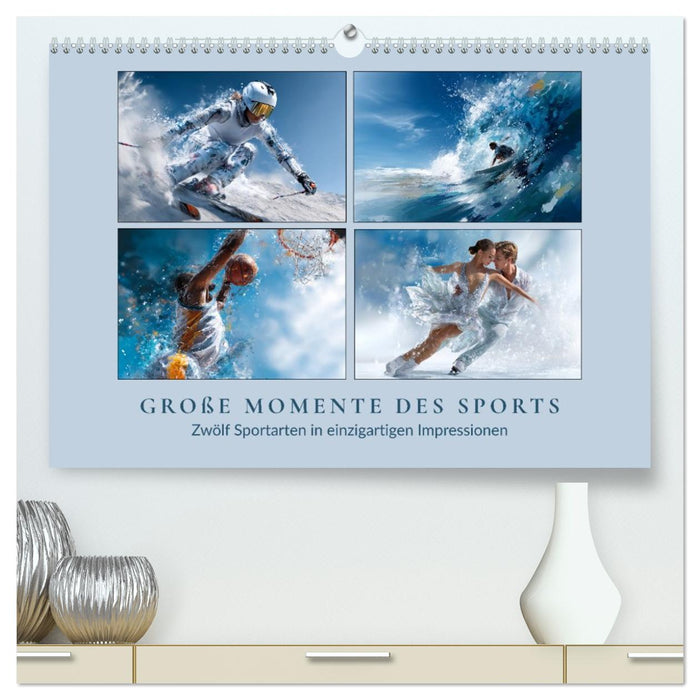Große Momente des Sports (CALVENDO Premium Wandkalender 2026)