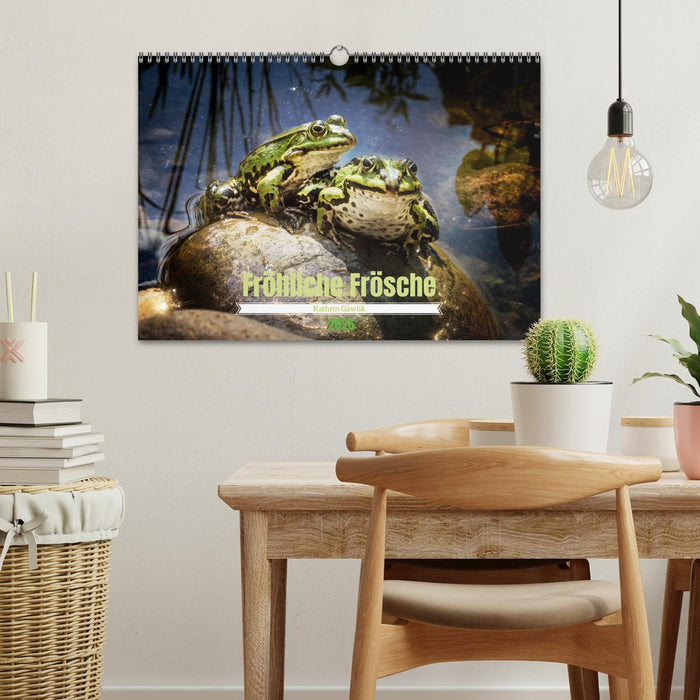 Fröhliche Frösche (CALVENDO Wandkalender 2026)