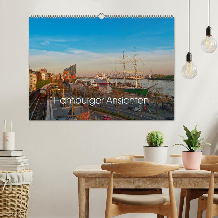 Hamburger Ansichten (CALVENDO Wandkalender 2026)