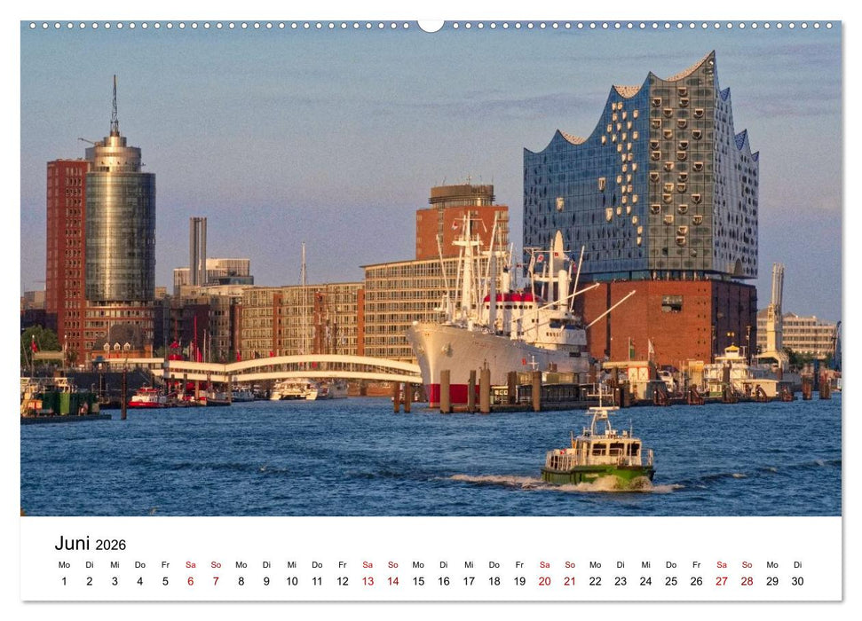 Hamburger Ansichten (CALVENDO Wandkalender 2026)