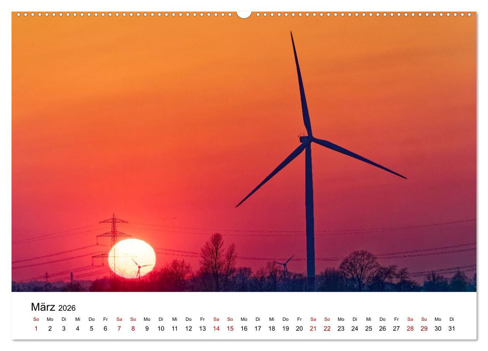 Hamburger Ansichten (CALVENDO Premium Wandkalender 2026)